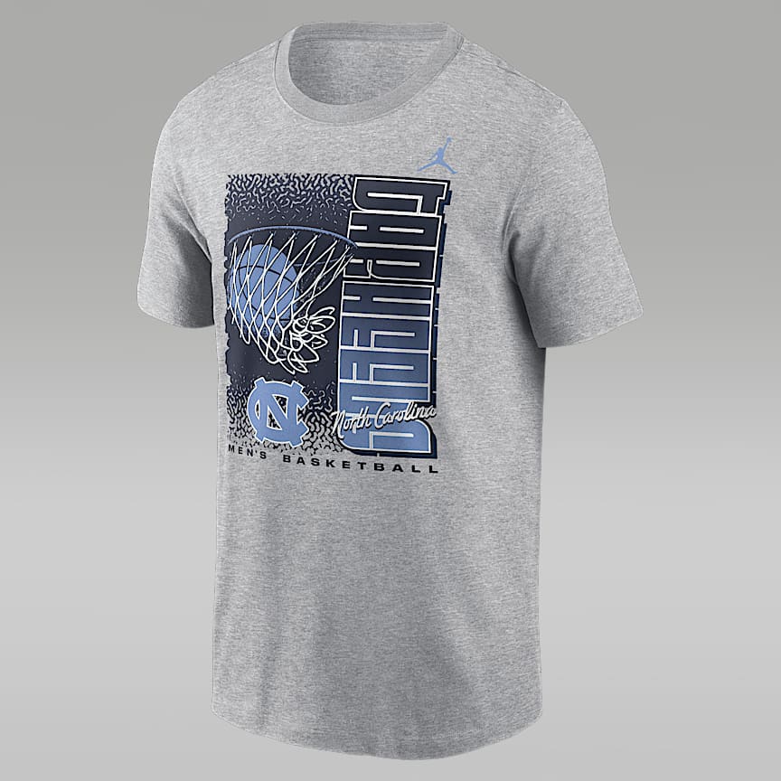 North Carolina 2-Hit Stacked Men's Jordan Brand College T-Shirt